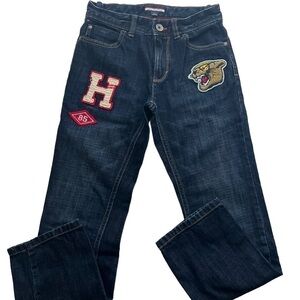 Tommy Hilfiger Boys Slim Straight Embroidered Jeans Size 12